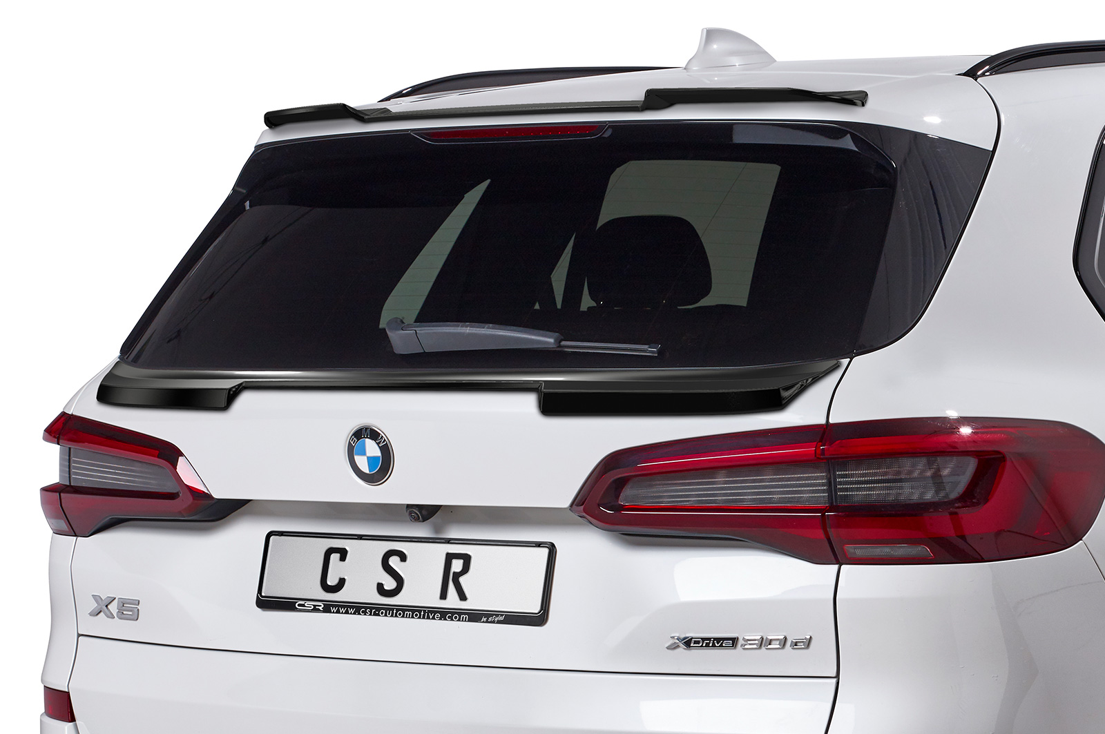 Spoiler passend voor BMW X5 (G05) CSR glans Zwart