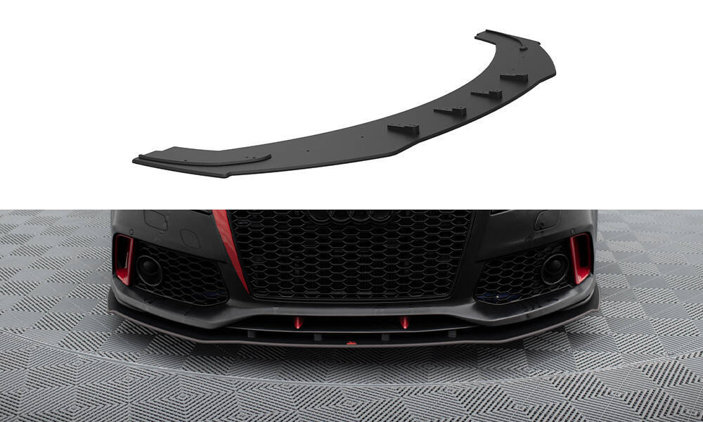 Voorspoiler passend voor Audi A7 C7 met RS7 Look Bumper Maxton Street Pro
