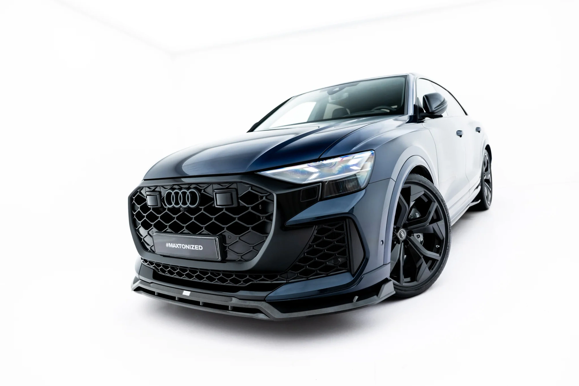 Voorspoiler passend voor Audi RSQ8 Maxton Carbon Facelift