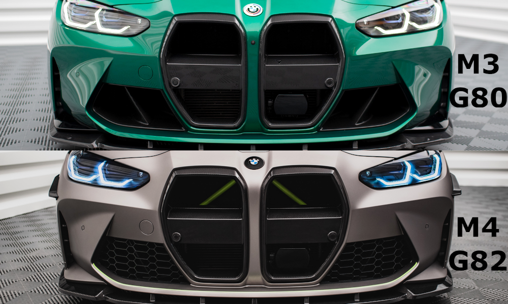 Grill passend voor BMW M4 G82 / M3 G80 / G81 Maxton Carbon