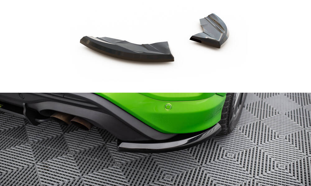 Zij Diffusers Ford Puma ST / ST-Line Glanzend Zwart