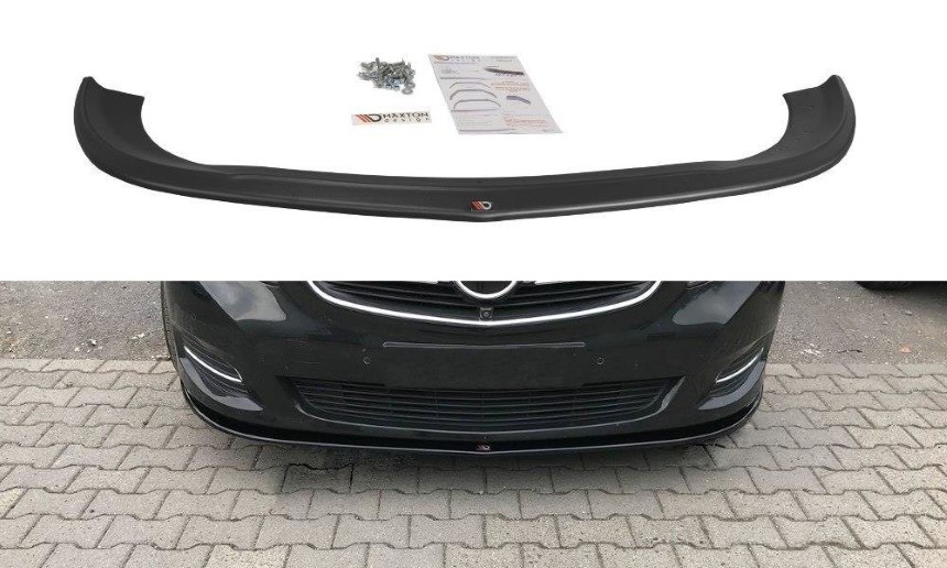 Voorspoiler passend voor Mercedes V-Klasse W447 Maxton Design glans zwart
