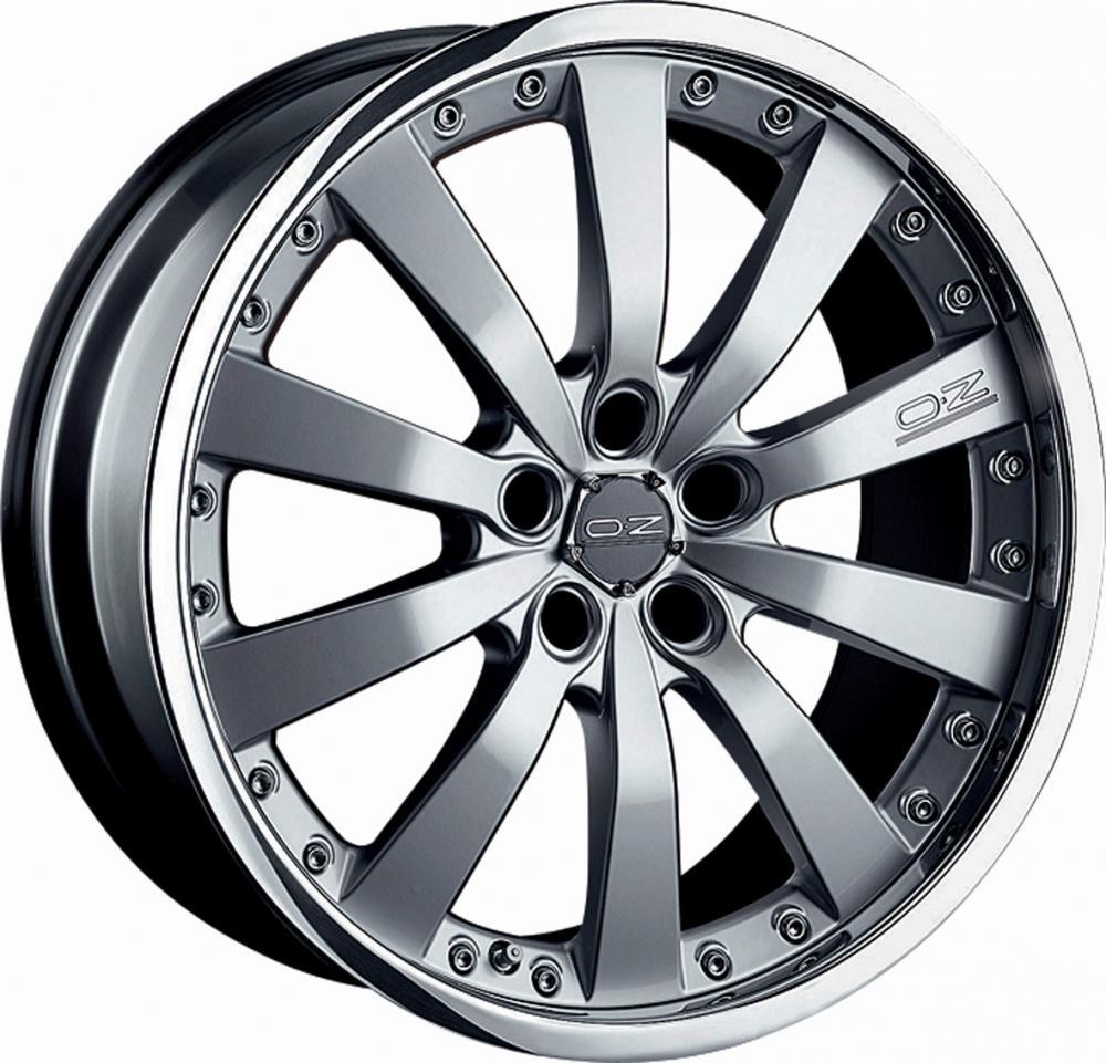Velgen OZ Michelangelo II PL race silver 10x18 inch 5x114,3 ET40