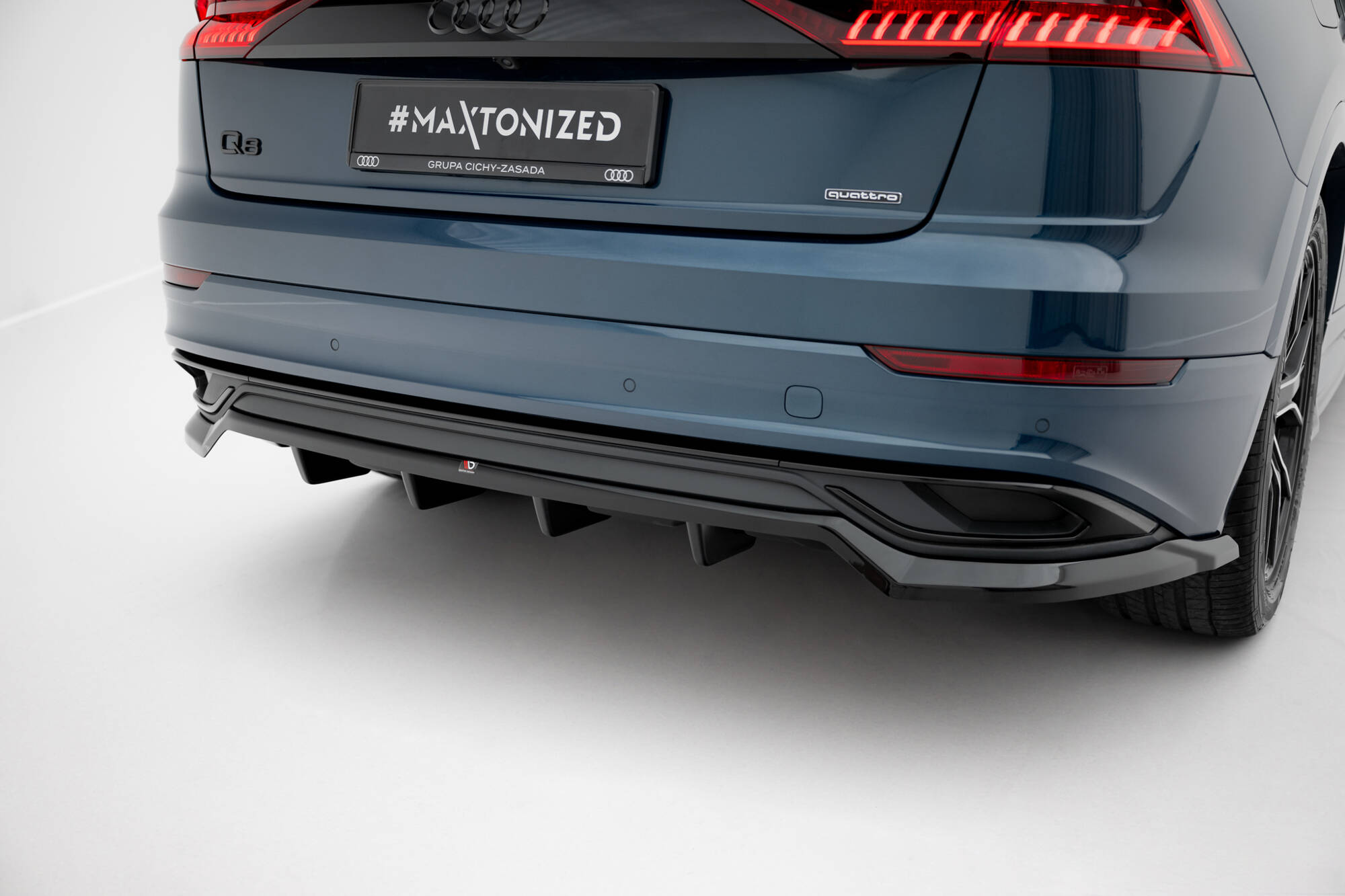 Bodykit passend voor Audi Q8 MK1 Maxton Glanzend zwart