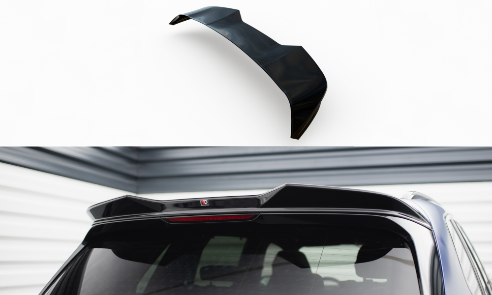 Spoiler passend voor BMW X5 G05 M-Pack FL Maxton Glanzend Zwart