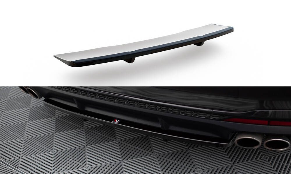 Diffuser Audi S4 B9 FL Maxton Glans Zwart
