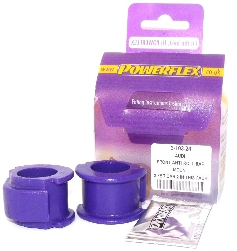 Audi Cabriolet  Front Anti Roll Bar Mount 24mm - PowerFlex PFF3-