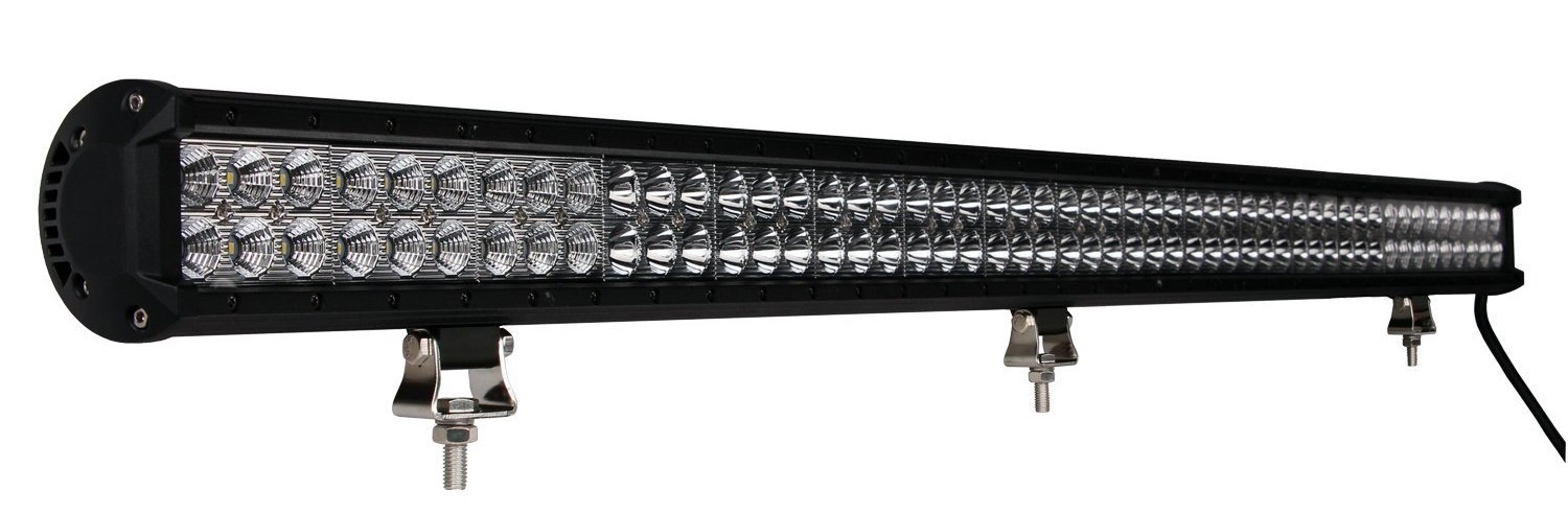 Working LIGHT BAR - Double Row - Bottom Bracket, 306W 47", Combo
