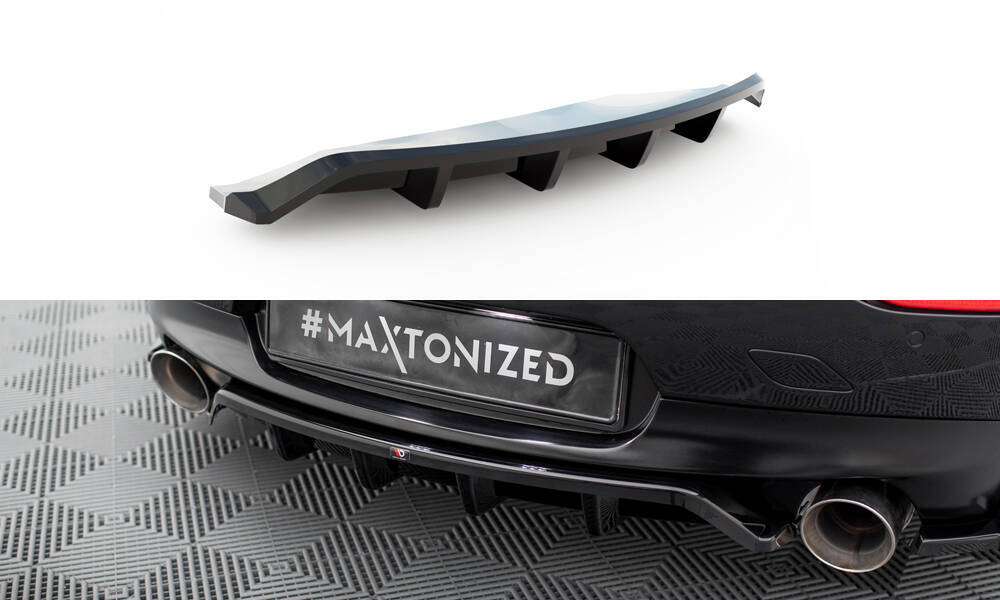 Diffuser passend voor BMW Z4 M Pakket E89 FL Maxton Glans Zwart